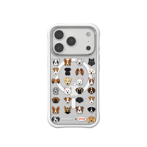 河馬引力 x emoji Swapit 矽膠磁吸保護殼 iPhone 18 Pro 系列-狗 iPhone 18 Pro 主圖 1