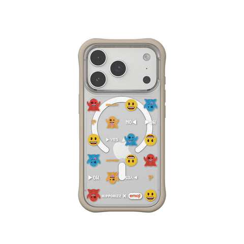 河馬引力 x emoji Swapit 矽膠磁吸保護殼 iPhone 18 Pro 系列-小精靈 奶茶 iPhone 18 Pro 主圖 1