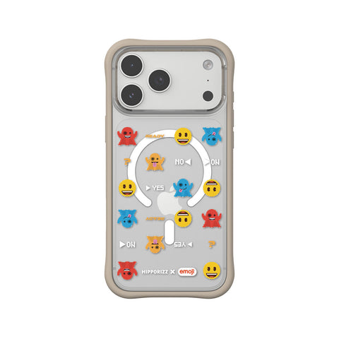 河馬引力 x emoji Swapit 矽膠磁吸保護殼 iPhone 18 Pro 系列-小精靈 奶茶 iPhone 18 Pro Max 主圖 1