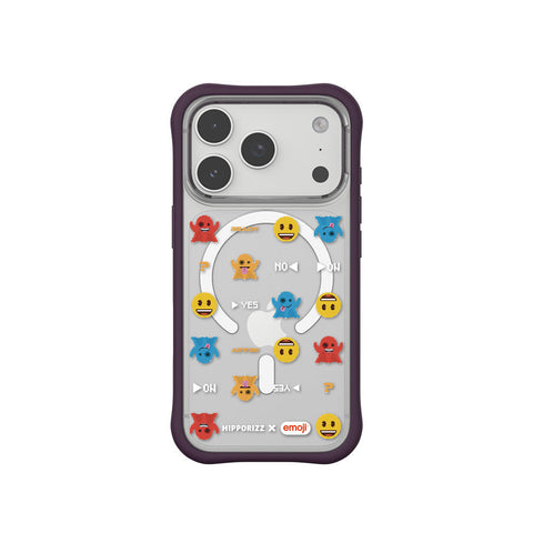 河馬引力 x emoji Swapit 矽膠磁吸保護殼 iPhone 18 Pro 系列-小精靈 深紫 iPhone 18 Pro 主圖 1