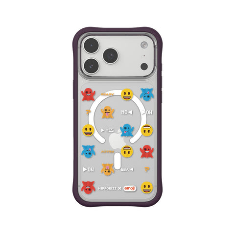 河馬引力 x emoji Swapit 矽膠磁吸保護殼 iPhone 18 Pro 系列-小精靈 深紫 iPhone 18 Pro Max 主圖 1