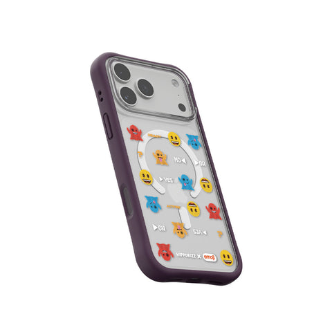 河馬引力 x emoji Swapit 矽膠磁吸保護殼 iPhone 18 Pro 系列-小精靈 深紫 iPhone 18 Pro Max 主圖 2