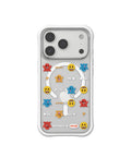 河馬引力 x emoji Swapit 矽膠磁吸保護殼 iPhone 18 Pro 系列-小精靈 白 iPhone 18 Pro 主圖 1