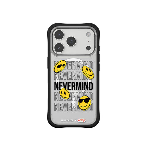 河馬引力 x emoji Swapit 矽膠磁吸保護殼 iPhone 18 Pro 系列-Nevermind 黑 iPhone 18 Pro 主圖 1