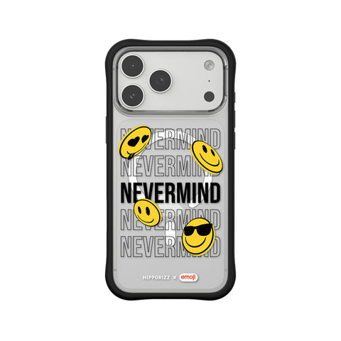 河馬引力 x emoji Swapit 矽膠磁吸保護殼 iPhone 18 Pro 系列-Nevermind 黑 iPhone 18 Pro Max 主圖 1