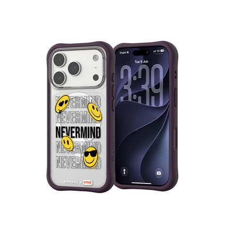 河馬引力 x emoji Swapit 矽膠磁吸保護殼 iPhone 18 Pro 系列-Nevermind 深紫 iPhone 18 Pro 主圖 3