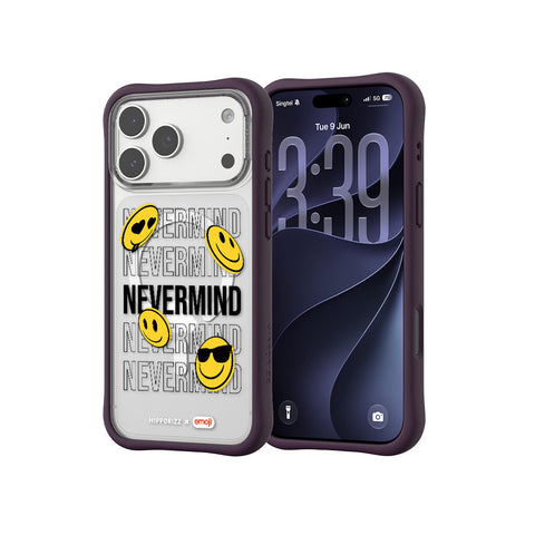 河馬引力 x emoji Swapit 矽膠磁吸保護殼 iPhone 18 Pro 系列-Nevermind 深紫 iPhone 18 Pro Max 主圖 3