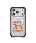 河馬引力 x emoji Swapit 矽膠磁吸保護殼 iPhone 18 Pro 系列-臘腸狗 黑 iPhone 18 Pro 主圖 1