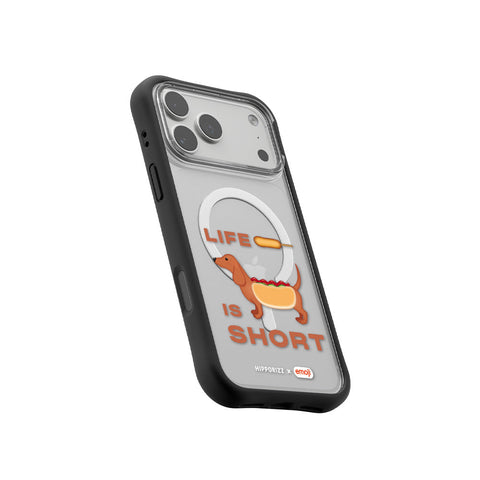 河馬引力 x emoji Swapit 矽膠磁吸保護殼 iPhone 18 Pro 系列-臘腸狗 黑 iPhone 18 Pro Max 主圖 2