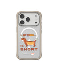 河馬引力 x emoji Swapit 矽膠磁吸保護殼 iPhone 18 Pro 系列-臘腸狗 奶茶 iPhone 18 Pro 主圖 1