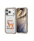 河馬引力 x emoji Swapit 矽膠磁吸保護殼 iPhone 18 Pro 系列-臘腸狗 奶茶 iPhone 18 Pro 主圖 3