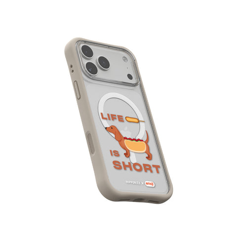 河馬引力 x emoji Swapit 矽膠磁吸保護殼 iPhone 18 Pro 系列-臘腸狗 奶茶 iPhone 18 Pro Max 主圖 2