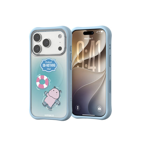 河馬引力 Swapit 矽膠磁吸保護殼 iPhone 18 Pro 系列-漂浮河馬 iPhone 18 Pro 主圖 3
