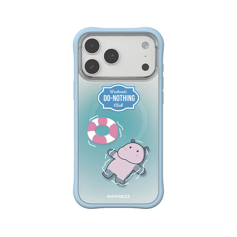 河馬引力 Swapit 矽膠磁吸保護殼 iPhone 18 Pro 系列-漂浮河馬 iPhone 18 Pro Max 主圖 1