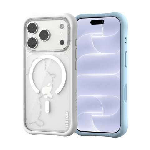 河馬引力 Swapit 矽膠磁吸軍規防摔手機殼 iPhone 18/17 Pro 系列-迷霧河馬 (黑 白 深紫 淺藍)