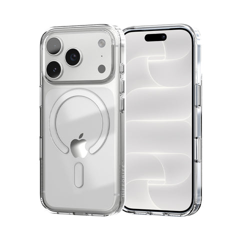 河馬引力 Lucid Clear Mag 超透磁吸殼 iPhone 18/17 Pro 系列-透明